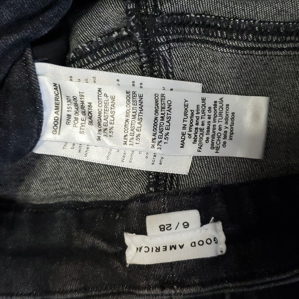 GOOD American Good Legs Jean's, Size 6/28 - Picture 13 of 16
